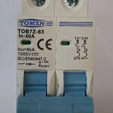⚡ ¡OFERTA: Breakers 16,20,25,32 y 40 A DC (Corriente Directa) para Paneles Solares y Sistemas Fotovoltaicos! ☀️🔌 - 3/5