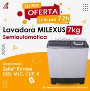 Lavadora semiautomática Milexus de 7 kg - Img 50532826