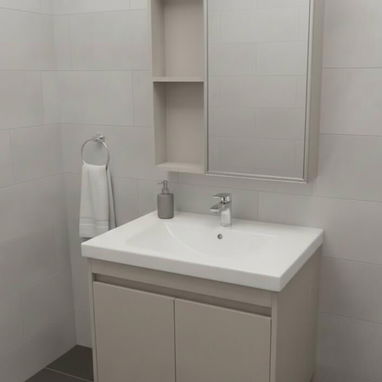 Juegos de baños, y lavamanos con muebles - Img 118694271