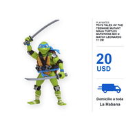 Playmates Toys Tales Of The Teenage Mutant Ninja Turtles Mutations Mix N Match Leonardo 11 cm - Img 58468130