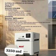 Estación de 6kw 110 y 220 volt de 14.3 kwh de respaldo 3250   USD - Img 54333217