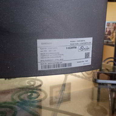 Monitor Samsung HDMI 24" curvo en perfecto estado. - Img 123552682