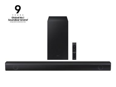 Samsung Barra de sonido HW-B550/ZA de 2.1 canales con Dolby Audio, DTS Virtual:X, subwoofer incluido, Adaptive Sound Lit - Img 65862937