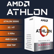Procesador AMD Athlon 3000g con 2 núcleo 4 hilos 4 mg y gráficos integrado soket am4 sin disipador - Img 45450248