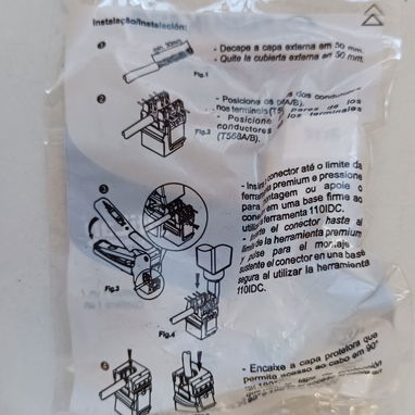 🔥 Conector Keystone RJ45 Cat.6 Furukawa GigaLan Premium (35060601) 🔥 - Img 126328821