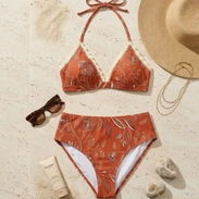 Bikini "Boho Terracotta" con Bordes Crochet – Talla XL - Img 56985085