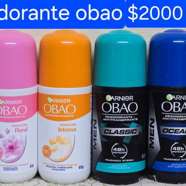 Desodorantes Garnier y AXE en spray y roll on en venta - Img 125463349