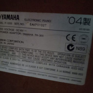 Piano eléctrico Yamaha - 4/4
