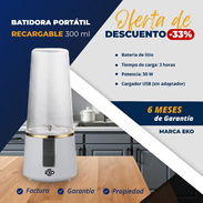 Batidora Portátil Recargable 300 ml Marca EKO (ko) - Img 53422657