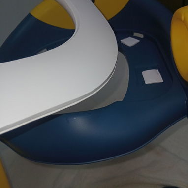 Inodoro Infantil con Escalera y Componentes Metálicos, Asiento Reductor con Escalera para Inodoro de Baño . - 6/6