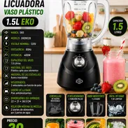 🍹1.5 LITROS🍹LICUADORA EKO VASO PLÁSTICO. MENSAJERÍA CON FACTURA Y GARANTÍA. 📲 54833699 - Img 55771299