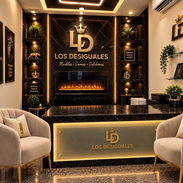 Transforma tu sala en un espacio de lujo con nuestro diseño de pared premium + chimenea eléctrica. Corre que se acaban - Img 57967107