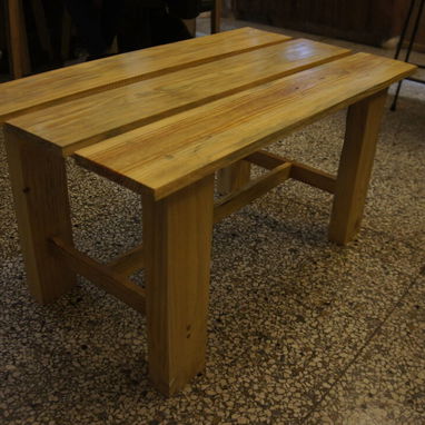 Mesita de centro para terraza de madera - Img 122024447