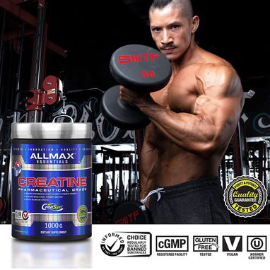 CREATINA MONOHIDRATADA (ALLMAX) 400GR-80SERV - Img 87263524