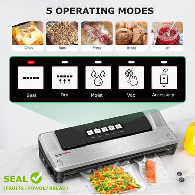 Selladora al vacío para alimentos 5 en 1 🌐 - 2/10