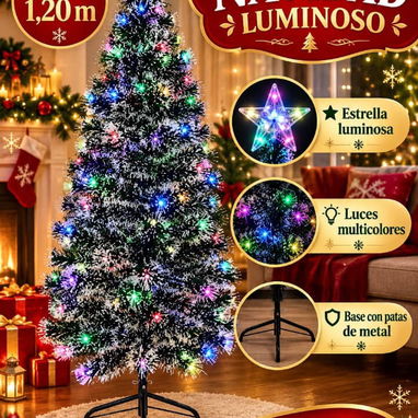 Árbol de navidad con luces - 2/2
