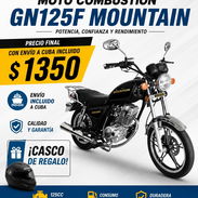 Moto de combustión GN125F Mountain más casco de regalo ( Importadas de Panamá) - Img 56093552