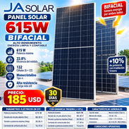 PANEL SOLAR 615W BIFACIAL JASOLAR Nuevos - Img 57972455