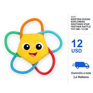 Baby Einstein Ocean Explorers Soothing Star Teether Rattle Toy 0m+ 13 cm - Img 58468456