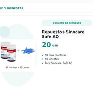 Repuestos para glucómetro Sinocare - Img 57337020