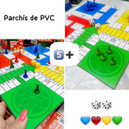 ✓ *TABLERO PLÁSTICO DE PARCHÍS +DADOS Y FICHAS ORIGINALES* - Img 55961734