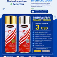 Pintura Spray Dorada y aluminio - Img 51637273