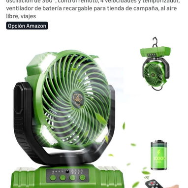 Ventiladores recargables - Img 111352829