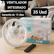LÁMPARA LED CON VENTILADOR INTEGRADO, Garantía de 15 días, Entrega por un mínimo costo adicional para toda La Habana - Img 54353274