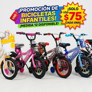 BICICLETAS MEDIDA 12 PARA NIÑAS Y NIÑOS - Img 57662243