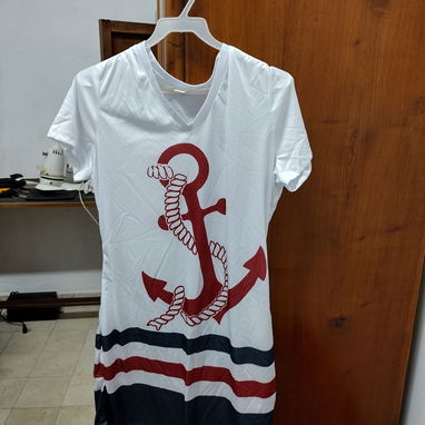VESTIDO TIPO MARINERA MUY BONITO Y DE MODA. TALLA: M - Img 122912047