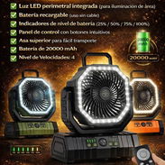 Ventilador F6 recargable - Img 55209394