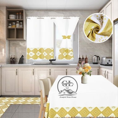 Juegos de cocina ✨Mantel ✨Dos alfombras ✨Un juego de cortinas decorativas (G&L) - Img 123795038