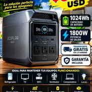 ECOFLOW DELTA 3 1024Wh , 3600W pico ✅ acepta batería extra y panel solar ☀️ - Img 57817370