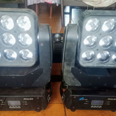 Combo de luces robóticas profesionales para escenarios, bares o negocios - Img 125891938