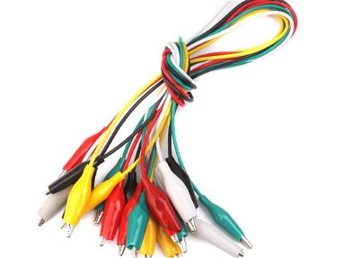 Tengo Cocodrilo Cable Alambre Clips de Dos Extremos Pinzas para Prueba con el voltímetro o multimetro 53828661 - Img main-image