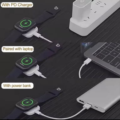 Estación de carga magnética para su Apple Watch! Cargue con su cable desde su PC o con su cajita!! - Img 90903137