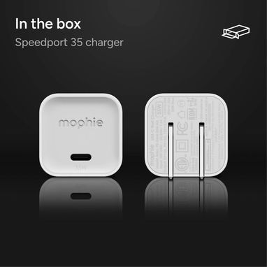 CARGADOR MOPHIE SPEEDPORT 35W USB-C GAN PLEGABLE COMPACTO ENVĂO DISPONIBLE + GARANTĂA - Img 127987252