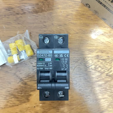 Toma corriente 20A Bestten para ecoflow y breaker de corriente directa 40A y 60A - 3/3