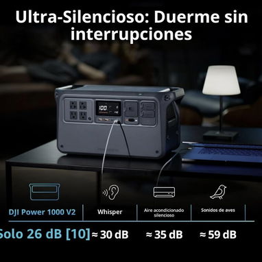 DJI Power 1000 V2 Estación de Energía Portátil 1024Wh LFP, 260OW, Carga Rápida, UPS y USB-C 140W 639.99USD 710.00USD Aho - 4/6