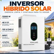 ☀️🔥 INVERSOR HÍBRIDO SOLAR POWLAND 12000W / 48V 🔥☀️ - Img 57459644