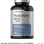 Ácido hialurónico con MSM 120tab 25 usd - Img 54593061