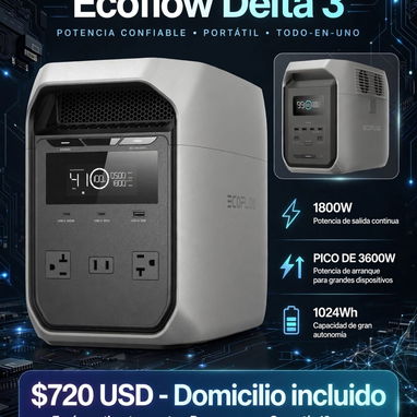 Ecoflow Delta 3 plus estación de energía portatil - 2/4