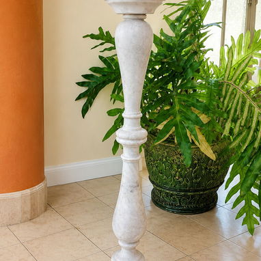 columna o pedestal antigua elaborada en mármol blanco carrara italiano 52420164 orlando - Img 122526705