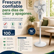 Ventilador recargable Sankey 16” alta potencia 12V DC para apagones - Img 55565526