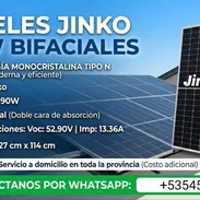Paneles solares marca Jinko de 590W Bifaciales Monocristalinos tipo N - Img 55726407