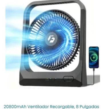 Ventilador Portátil Recargable - 2/4