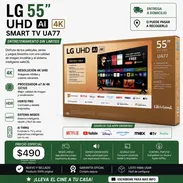 LG UHD AI 4K 55” UA77, modelo 2025 Smart TV IA incorporado ( inteligencia artificial ) - Img 57146900