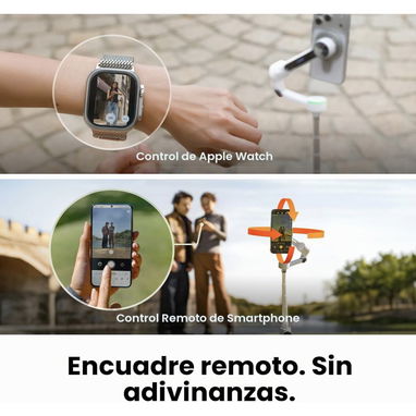 INSTA360 FLOW 2 PRO CREATOR BUNDLE ORIGINAL | GIMBAL 3 EJES + SPOTLIGHT + MAGSAFE | NUEVO - 8/10