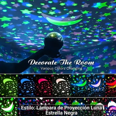 Lámpara proyector de cielo estrellado - Img 124525815