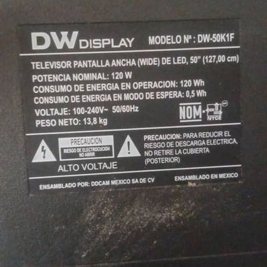 TV plano 50 pulgadas d USO - 2/2
